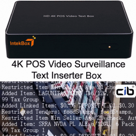 POS Text Inserter IP Camera Solution