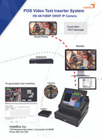 SAM4S IntekBox Text Inserter HD 4K Network IP Camera solution