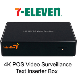 7-Eleven IntekBox Text Inserter HD 4K TVI AHD CVI Coax Camera solution - Intekbox