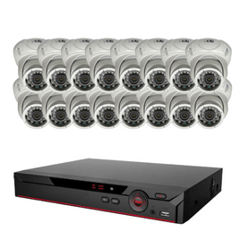 16CH DVR 5M Dome Camera Kit (8/12/16)