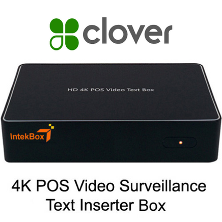 Clover POS IntekBox Text Inserter HD 4K Network IP Camera Solution - Intekbox