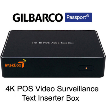 Gilbarco Passport IntekBox Text Inserter HD 4K Network IP Camera Solution - Intekbox