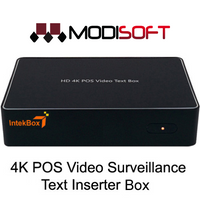 ModiSoft POS IntekBox Text Inserter HD 4K Network IP Camera Solution - Intekbox