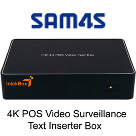 SAM4S IntekBox Text Inserter HD 4K Network IP Camera solution - Intekbox
